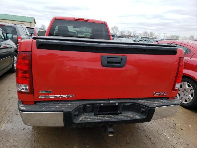 1GTN2TE09BZ390119 - 2011 GMC SIERRA K1500 RED photo 6