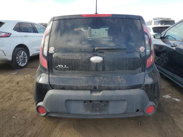 KNDJN2A29E7062352 - 2014 KIA SOUL BLACK photo 6