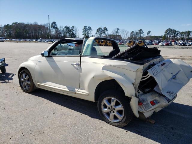 3C3EY55E15T307076 - 2005 CHRYSLER PT CRUISER TOURING WHITE photo 2