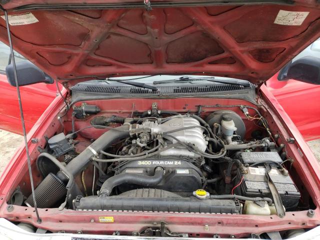 5TEGN92N42Z144991 - 2002 TOYOTA TACOMA DOUBLE CAB PRERUNNER RED photo 11