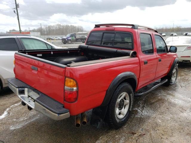 5TEGN92N42Z144991 - 2002 TOYOTA TACOMA DOUBLE CAB PRERUNNER RED photo 3