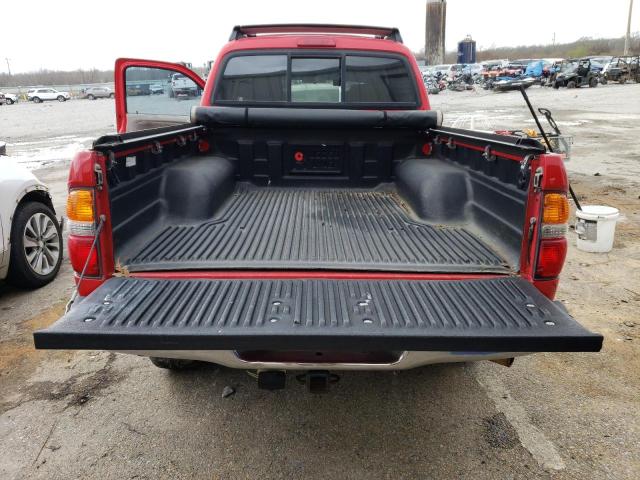 5TEGN92N42Z144991 - 2002 TOYOTA TACOMA DOUBLE CAB PRERUNNER RED photo 6