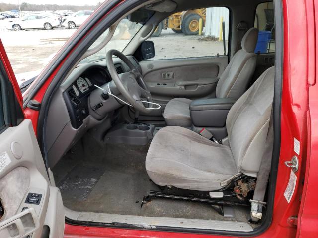5TEGN92N42Z144991 - 2002 TOYOTA TACOMA DOUBLE CAB PRERUNNER RED photo 7