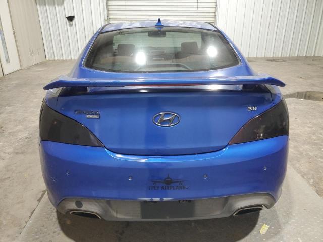 KMHHU6KH2AU031561 - 2010 HYUNDAI GENESIS CO 3.8L BLUE photo 6