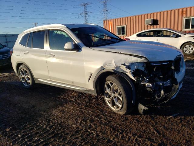 5UX53DP02N9N10345 - 2022 BMW X3 XDRIVE30I WHITE photo 4