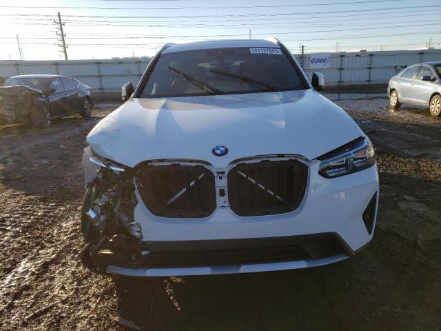 5UX53DP02N9N10345 - 2022 BMW X3 XDRIVE30I WHITE photo 5