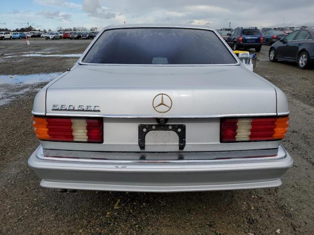 WDBCA45D5GA210660 - 1986 MERCEDES-BENZ 560 SEC SILVER photo 6