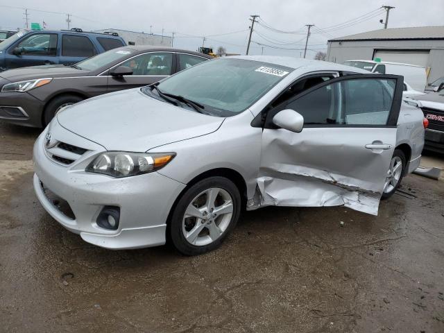 2T1BU4EE4BC689980 - 2011 TOYOTA COROLLA BASE SILVER photo 1