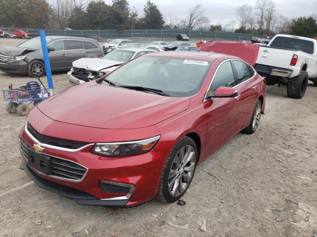 1G1ZH5SX8GF331044 - 2016 CHEVROLET MALIBU PREMIER RED photo 1