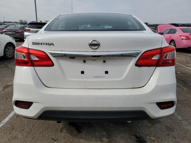 3N1AB7AP6JY330772 - 2018 NISSAN SENTRA S WHITE photo 6