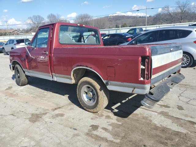 1FTEF15Y0TLA47363 - 1996 FORD F150 RED photo 2