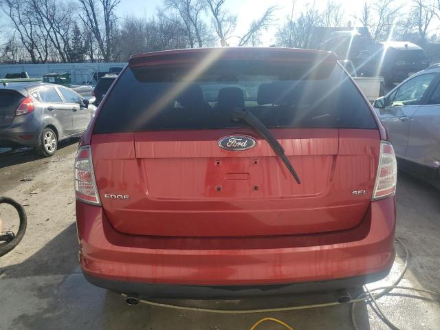 2FMDK38C77BA60812 - 2007 FORD EDGE SEL RED photo 6