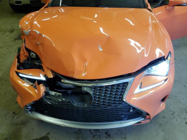 JTHSE5BC0F5000122 - 2015 LEXUS RC 350 ORANGE photo 11