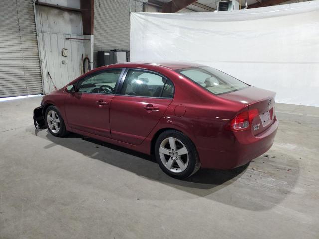 2HGFA16898H506736 - 2008 HONDA CIVIC EX BURGUNDY photo 2