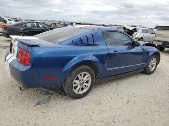 1ZVFT80N275275066 - 2007 FORD MUSTANG BLUE photo 3