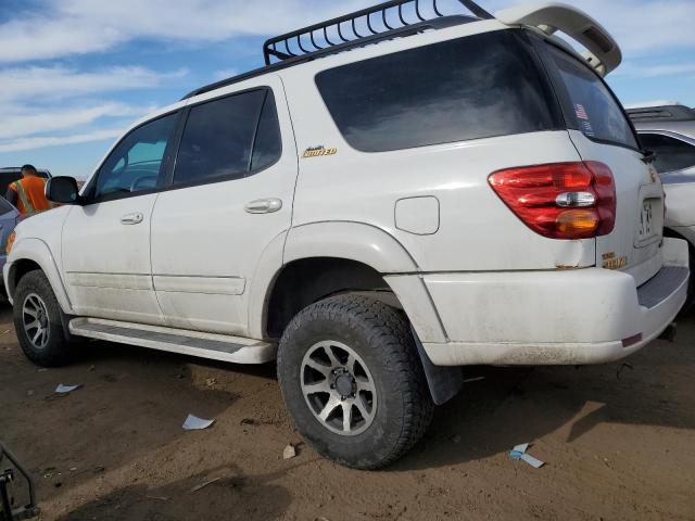 5TDBT48A31S056646 - 2001 TOYOTA SEQUOIA LIMITED WHITE photo 2