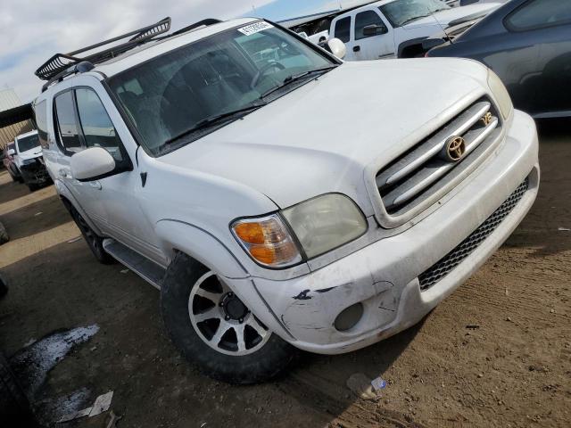 5TDBT48A31S056646 - 2001 TOYOTA SEQUOIA LIMITED WHITE photo 4