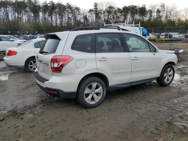 JF2SJAHCXFH432990 - 2015 SUBARU FORESTER 2.5I LIMITED WHITE photo 3