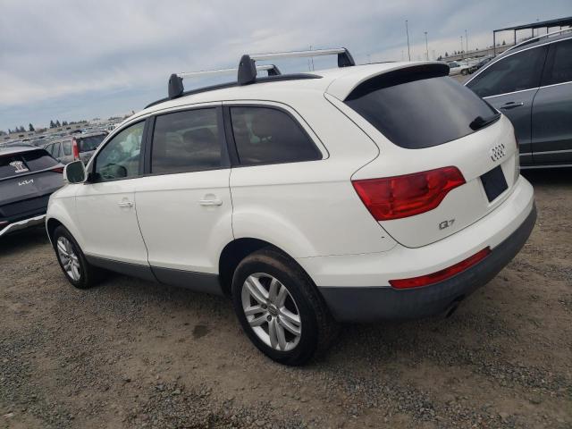 WA1AY74L27D039521 - 2007 AUDI Q7 3.6 QUATTRO WHITE photo 2