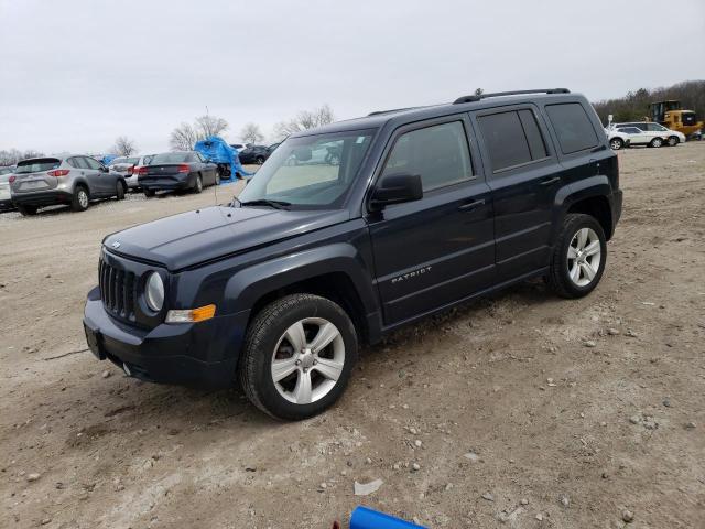 1C4NJRFB4ED546851 - 2014 JEEP PATRIOT LATITUDE GRAY photo 1