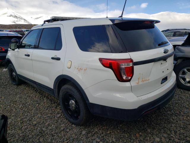 1FM5K8AR0GGA77976 - 2016 FORD EXPLORER POLICE INTERCEPTOR WHITE photo 2