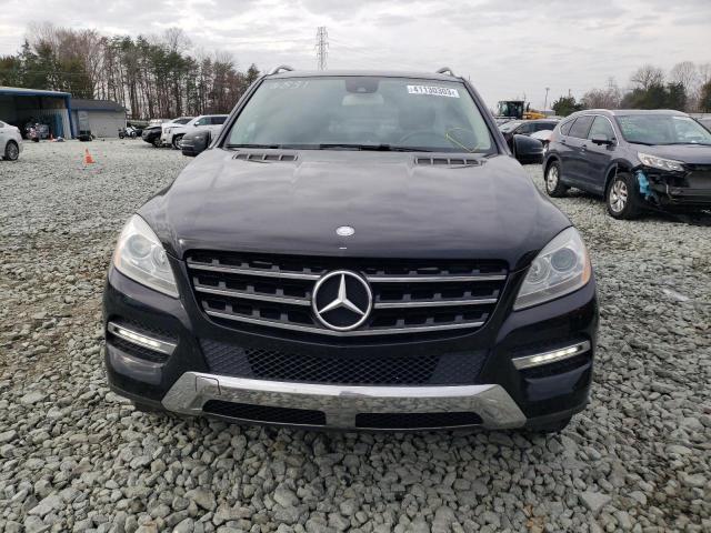 4JGDA5HB8EA276831 - 2014 MERCEDES-BENZ ML 350 4MATIC BLACK photo 5