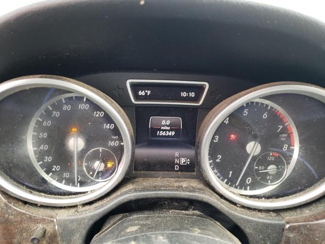 4JGDA5HB8EA276831 - 2014 MERCEDES-BENZ ML 350 4MATIC BLACK photo 9