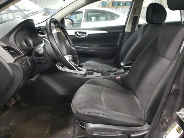 3N1AB7AP1FY317127 - 2015 NISSAN SENTRA S GRAY photo 7