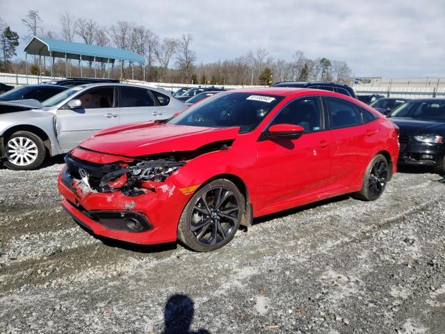 2HGFC2F81LH548648 - 2020 HONDA CIVIC SPORT 红色 照片 1