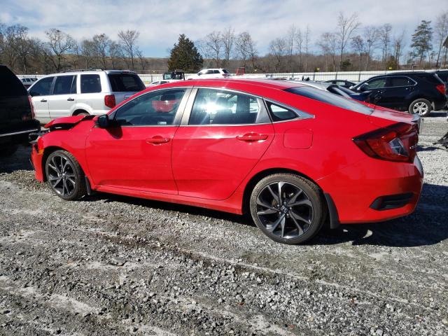2HGFC2F81LH548648 - 2020 HONDA CIVIC SPORT 红色 照片 2