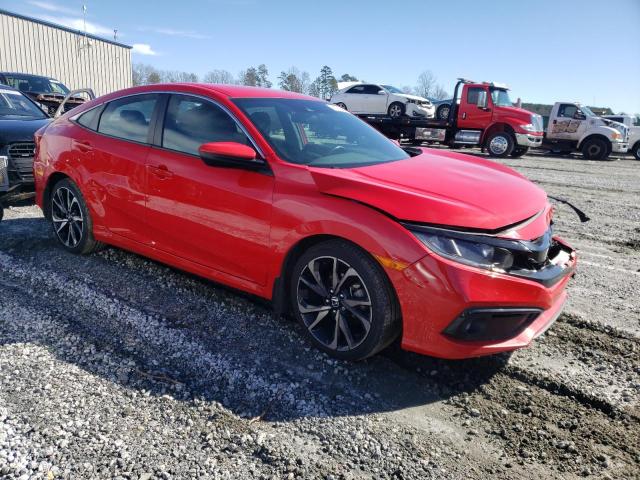 2HGFC2F81LH548648 - 2020 HONDA CIVIC SPORT 红色 照片 4