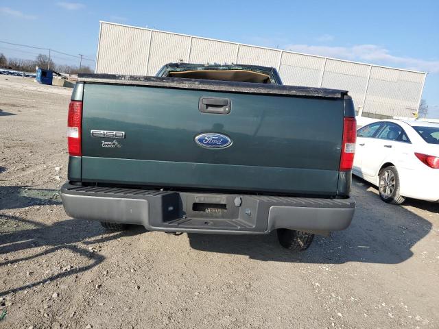 1FTRX12W65FB66540 - 2005 FORD F150 GREEN photo 6