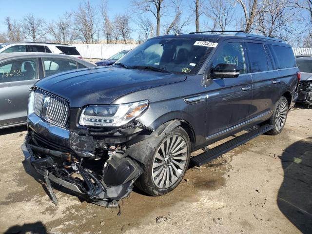 5LMJJ3LT2JEL12195 - 2018 LINCOLN NAVIGATOR L RESERVE GRAY photo 1