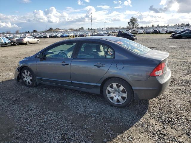 19XFA16529E032369 - 2009 HONDA CIVIC LX GRAY photo 2