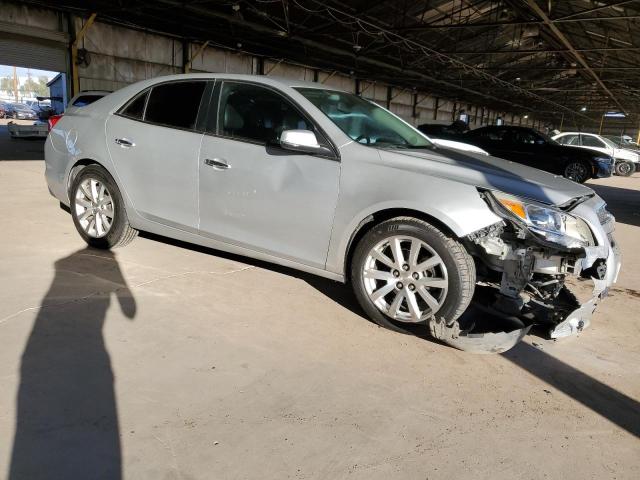 1G11H5SLXEF296126 - 2014 CHEVROLET MALIBU LTZ SILVER photo 4