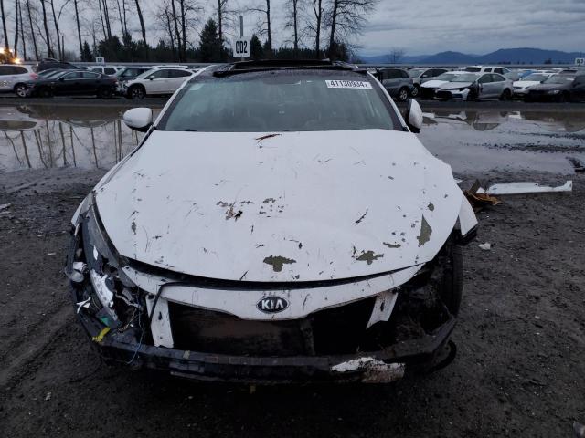 5XXGR4A65EG266988 - 2014 KIA OPTIMA SX WHITE photo 5