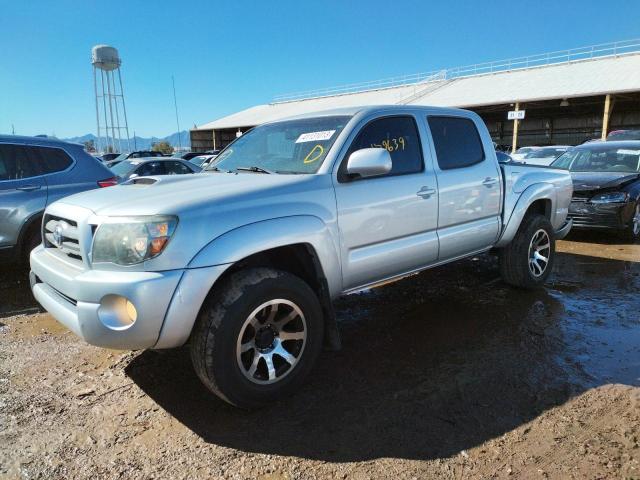 5TEJU4GN6AZ690355 - 2010 TOYOTA TACOMA DOUBLE CAB PRERUNNER SILVER photo 1