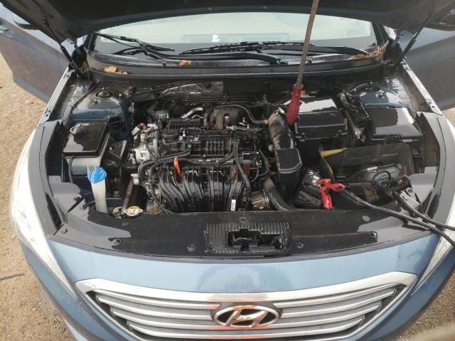 5NPE24AF6FH253765 - 2010 HYUNDAI SONATA SE BLUE photo 11