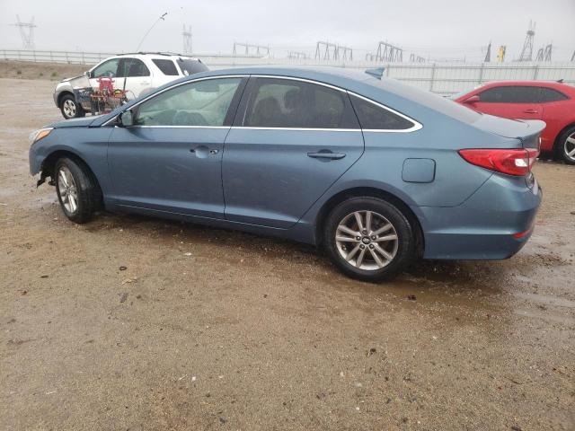 5NPE24AF6FH253765 - 2010 HYUNDAI SONATA SE BLUE photo 2