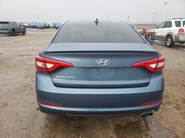 5NPE24AF6FH253765 - 2010 HYUNDAI SONATA SE BLUE photo 6