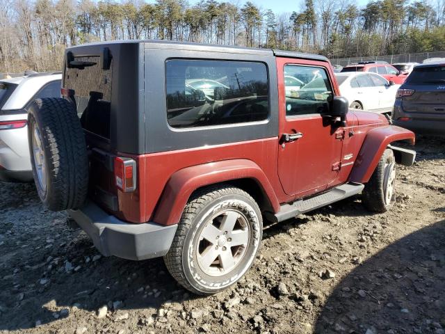 1J8FA54147L203952 - 2007 JEEP WRANGLER SAHARA BURGUNDY photo 3