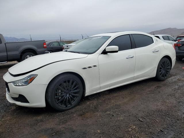 ZAM57XSA1E1087548 - 2014 MASERATI GHIBLI WHITE photo 1