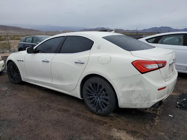 ZAM57XSA1E1087548 - 2014 MASERATI GHIBLI WHITE photo 2