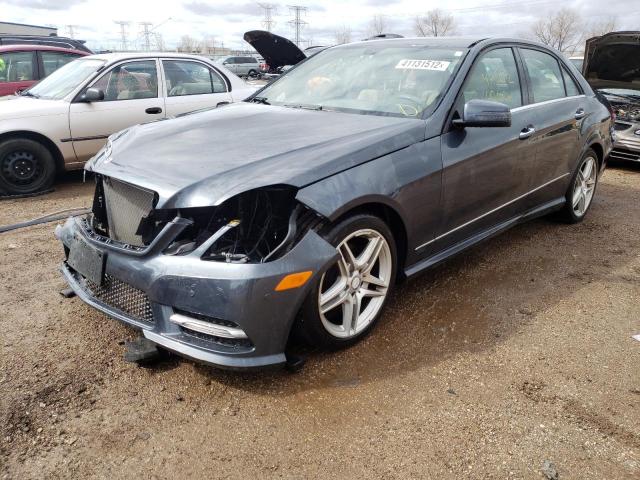 WDDHF8JB2DA760744 - 2013 MERCEDES-BENZ E 350 4MATIC GRAY photo 2