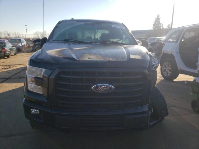 1FTFX1EF5FFC37436 - 2015 FORD F150 SUPER CAB BLACK photo 5