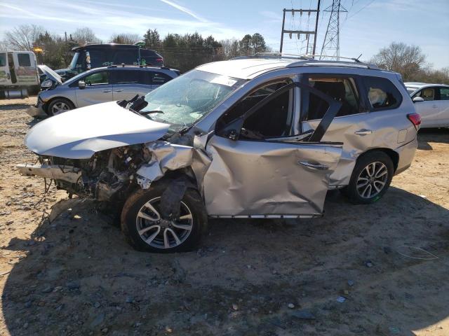 5N1AR2MM6FC660386 - 2015 NISSAN PATHFINDER S SILVER photo 1