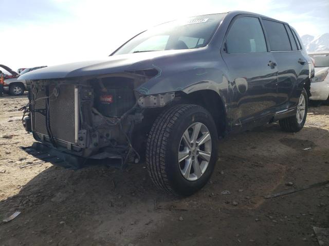 5TDBK3EH3DS189829 - 2013 TOYOTA HIGHLANDER BASE Сұр фото 1
