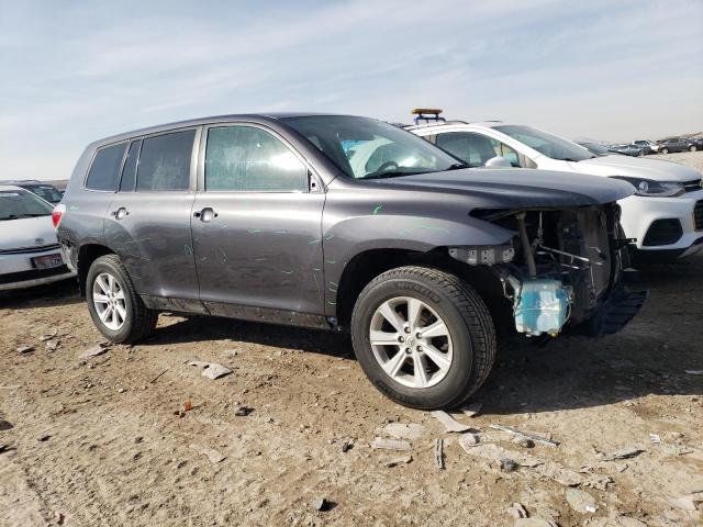 5TDBK3EH3DS189829 - 2013 TOYOTA HIGHLANDER BASE Сұр фото 4