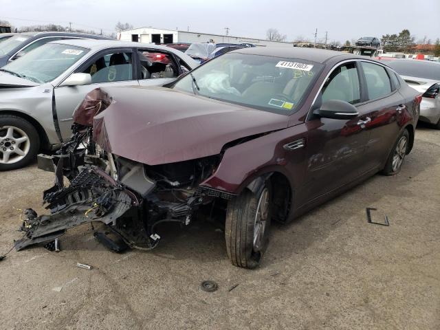 5XXGT4L3XJG235184 - 2018 KIA OPTIMA LX MAROON photo 1