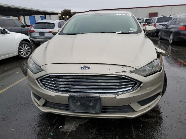 3FA6P0LU2HR381081 - 2017 FORD FUSION SE HYBRID GOLD photo 5